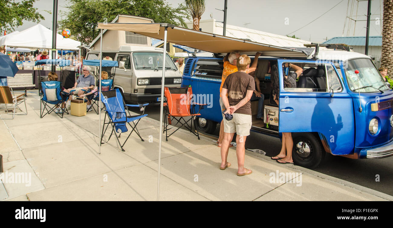 Hippy Fest 2015 Volkswagen Tampa Floride Banque D'Images