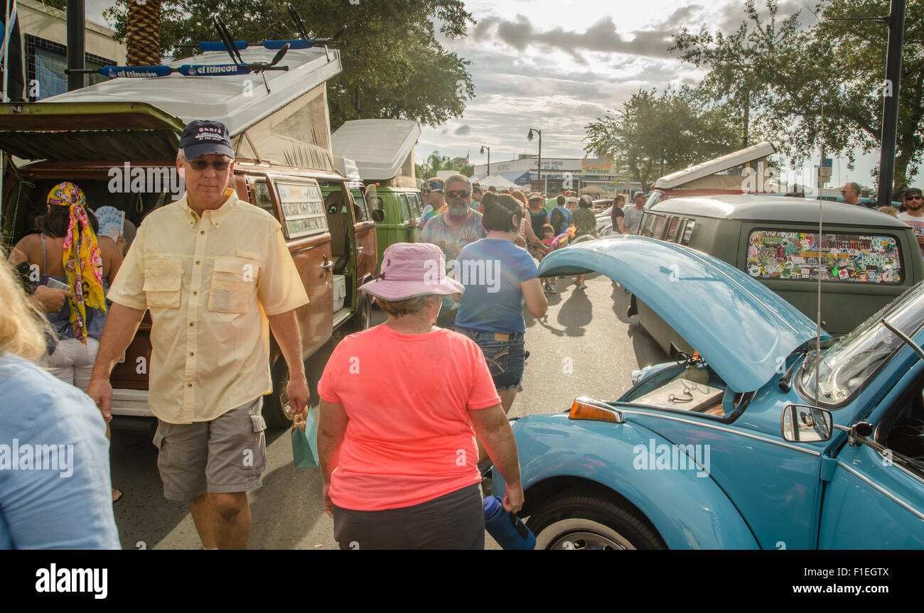 Hippy Fest 2015 Volkswagen Tampa Floride Banque D'Images