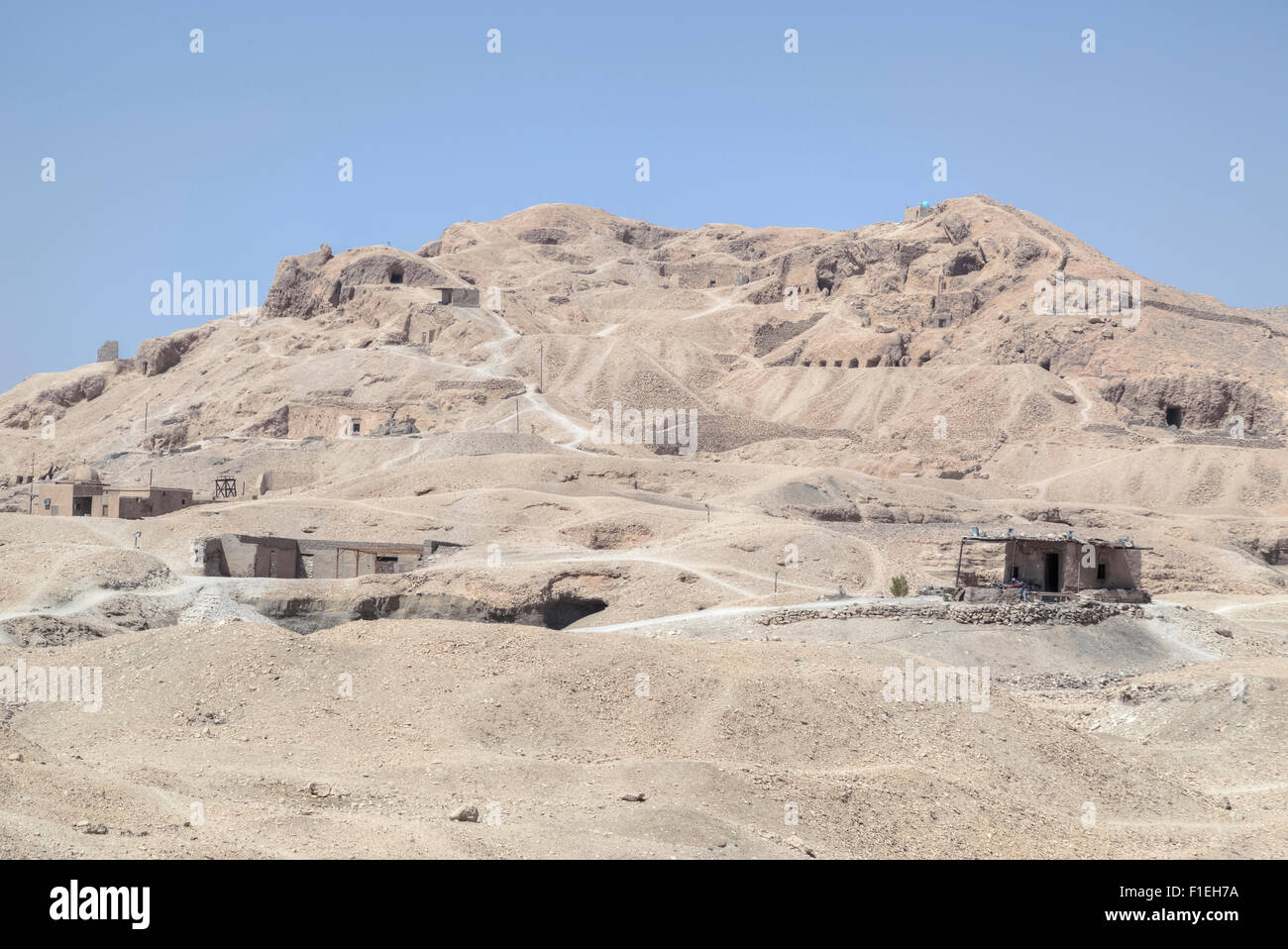 Deir el-Bahari, Louxor, Egypte, Afrique du Sud Banque D'Images