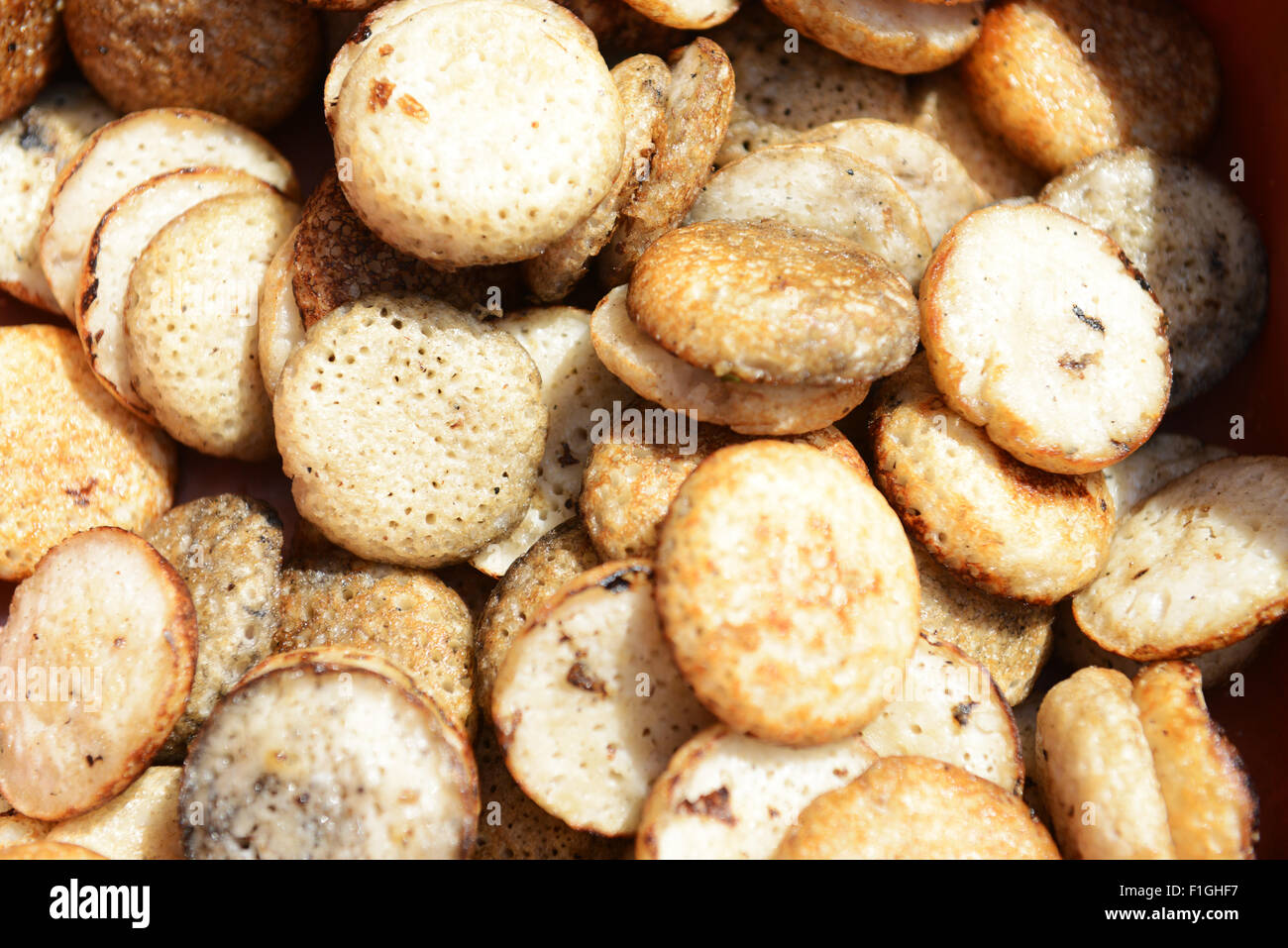 Mofo Gasy Est Un Gateau De Riz Sale Traditionnelle Malgache Photo Stock Alamy