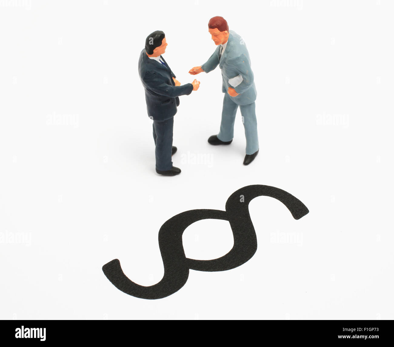 Businessworld, licite handshake Banque D'Images