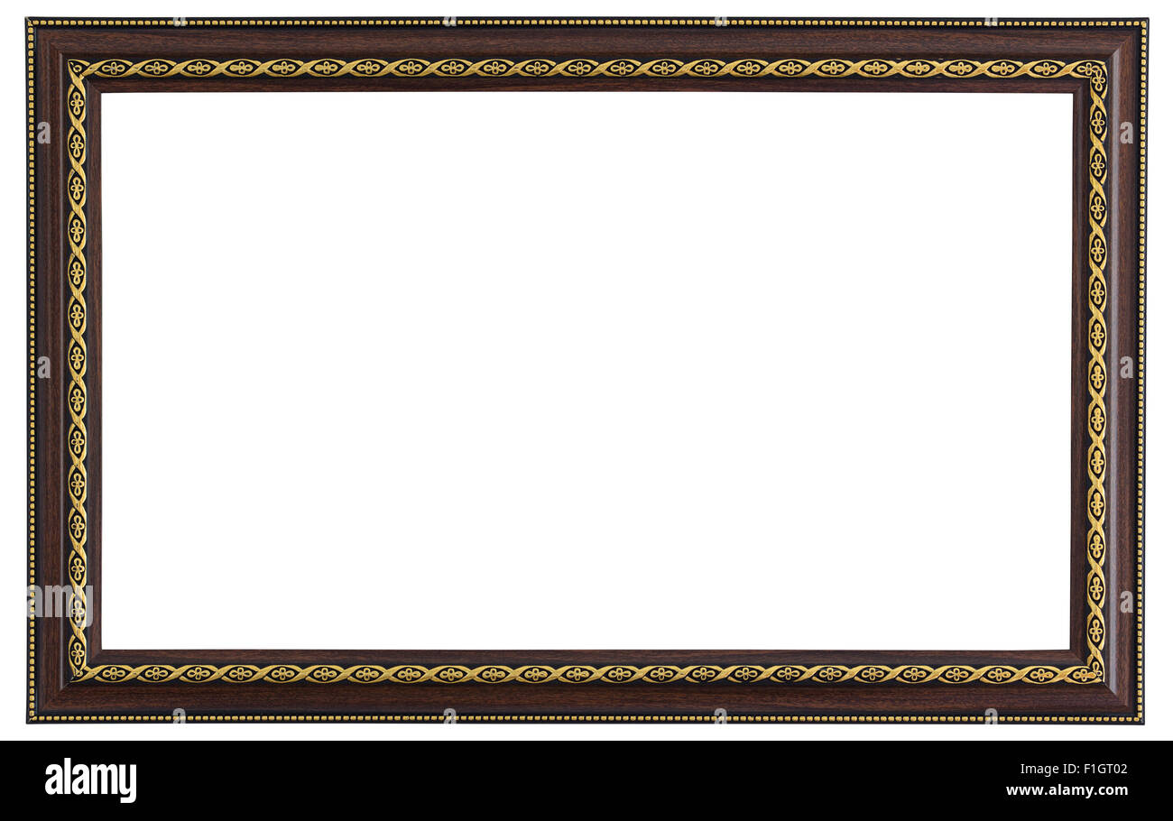 Photo Frame isolated on white with clipping path Banque D'Images