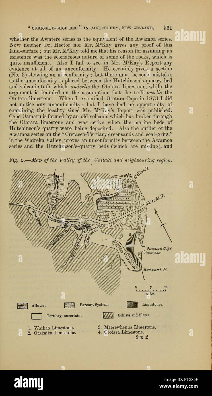 'The Quarterly Journal of the Geological Society of London' est un périodique consacré aux dernières recherches et développements dans le domaine de la géologie. Il couvre un large éventail de sujets géologiques, y compris la minéralogie, la pétrologie et la géophysique, servant de ressource clé pour les professionnels et les chercheurs en sciences géologiques. Banque D'Images