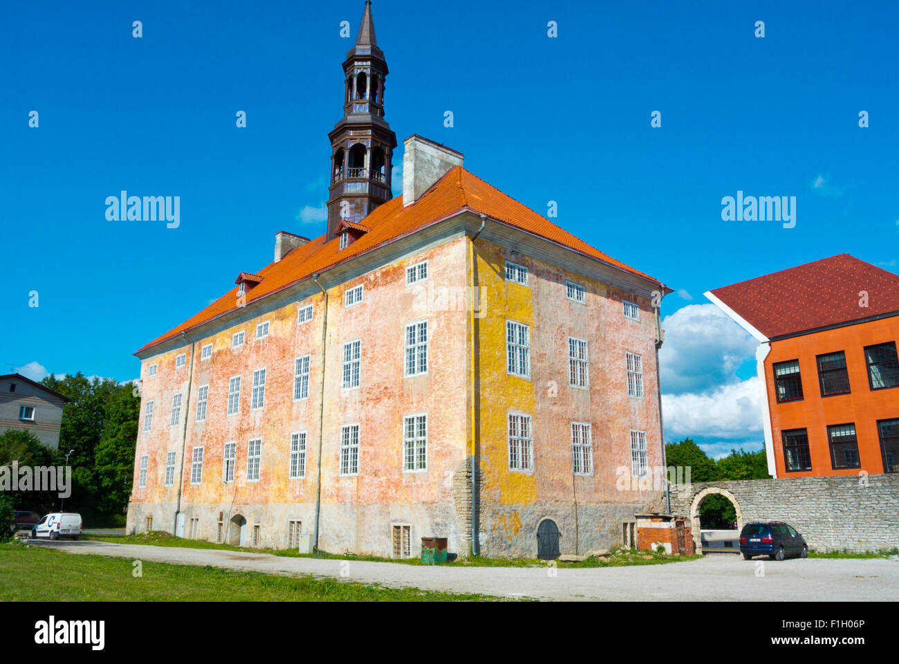 Mairie, Raekoja plats, Narva, comté d'Ida-Viru, est de l'Estonie, Europe Banque D'Images