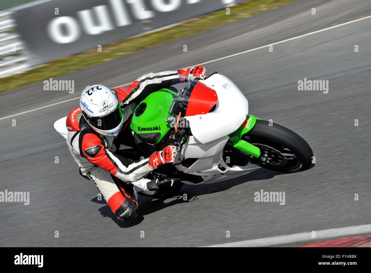 Motor bike Cadwell Banque D'Images
