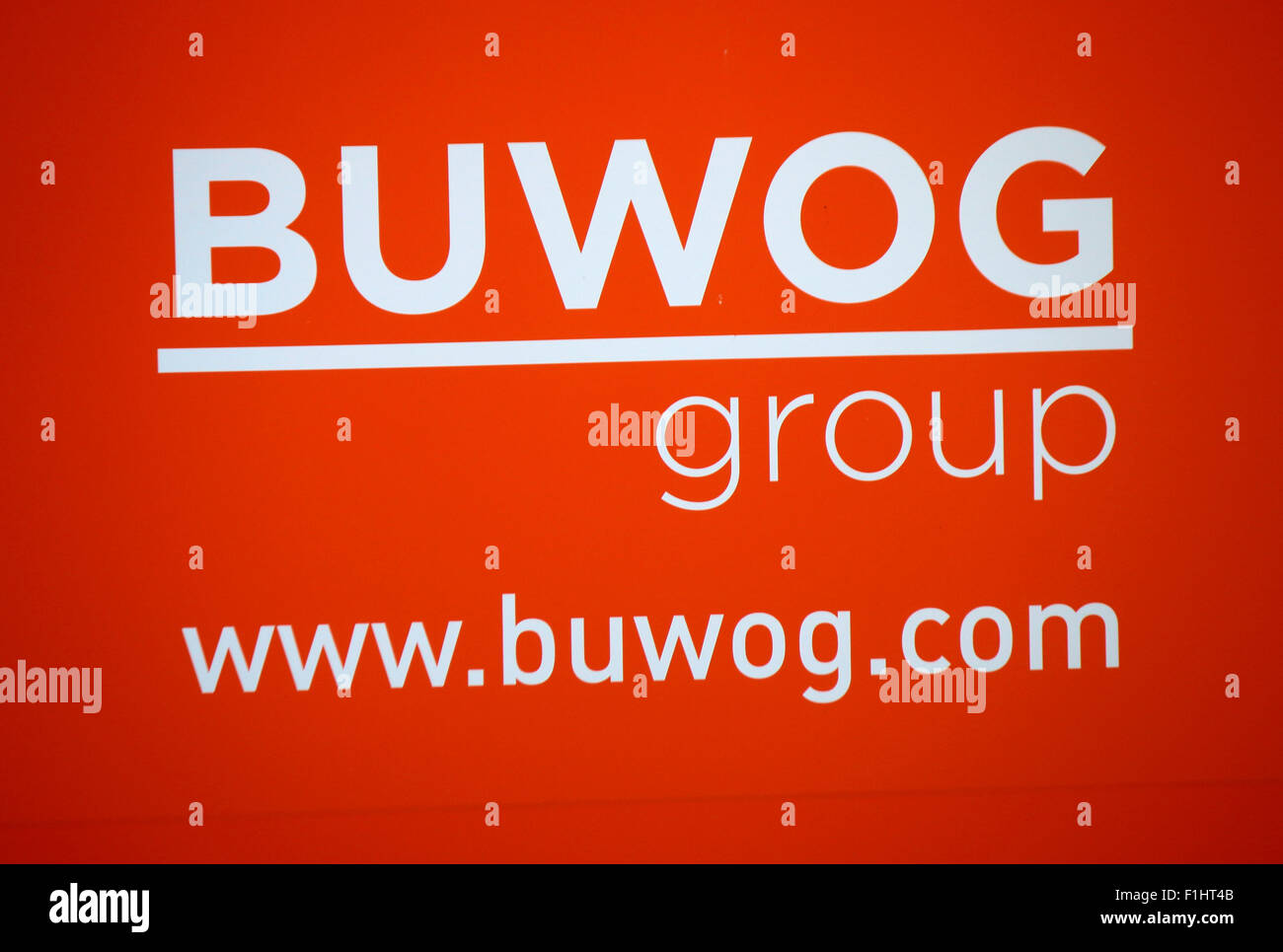 Buwog Markennamen : 'Groupe', Berlin. Banque D'Images