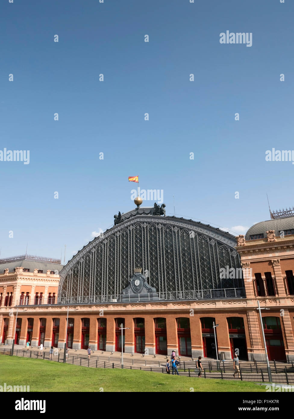 La gare de Madrid, Madrid, Communauté de Madrid, Espagne. Banque D'Images