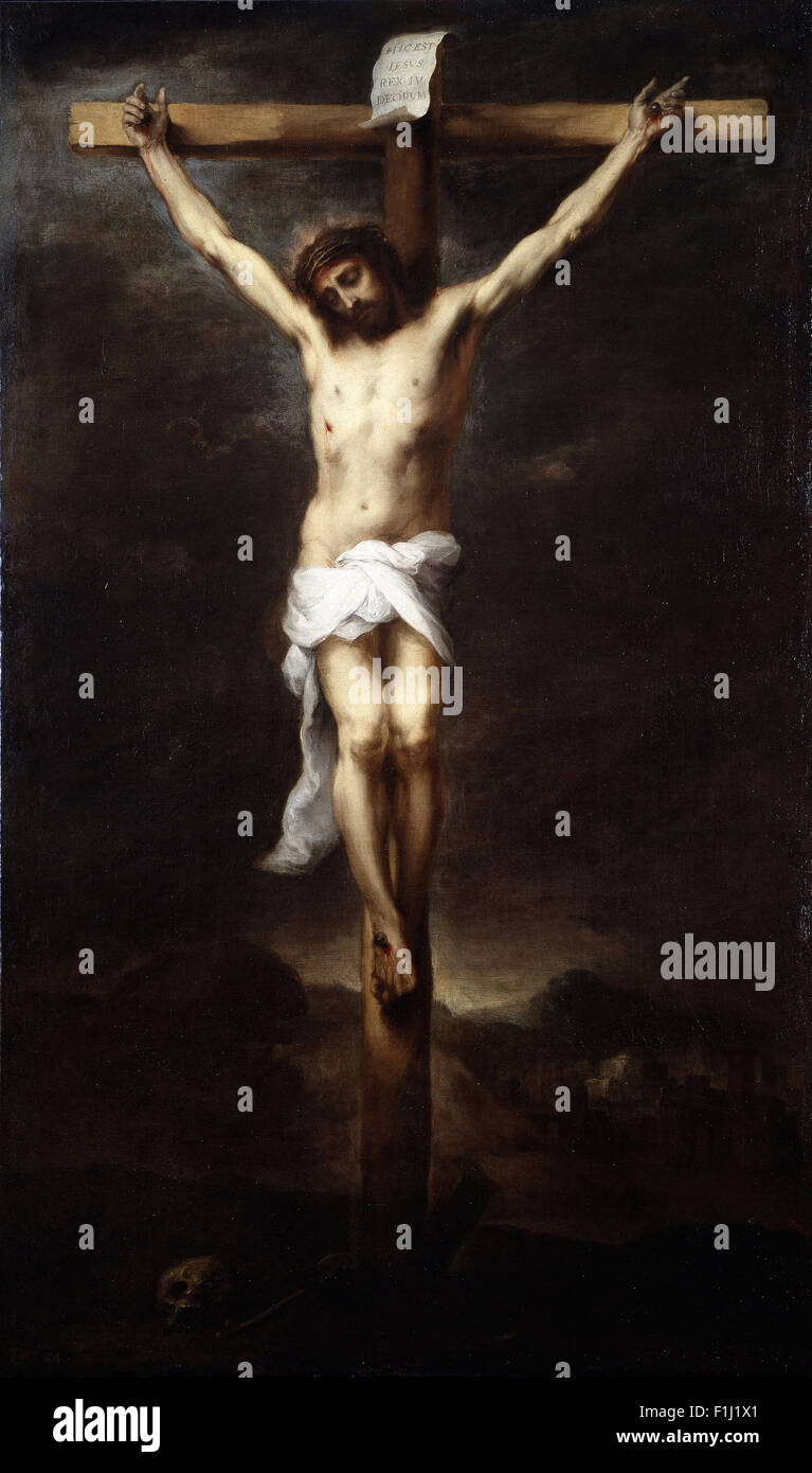 Bartolomé Esteban Murillo - Crucifixion 02 Banque D'Images