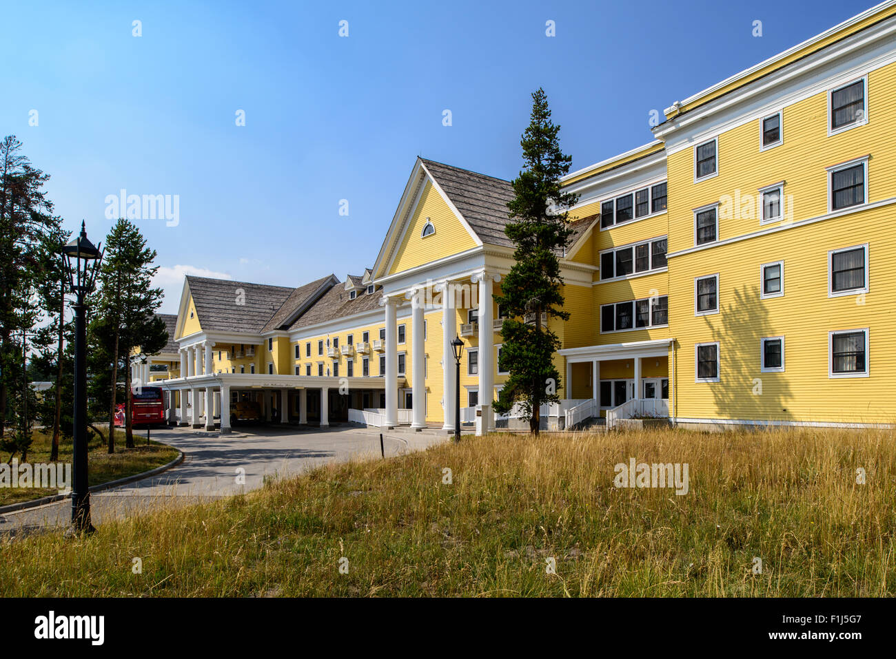 Photos de l'hôtel Lake Yellowstone. Le Parc National de Yellowstone, WY. Banque D'Images