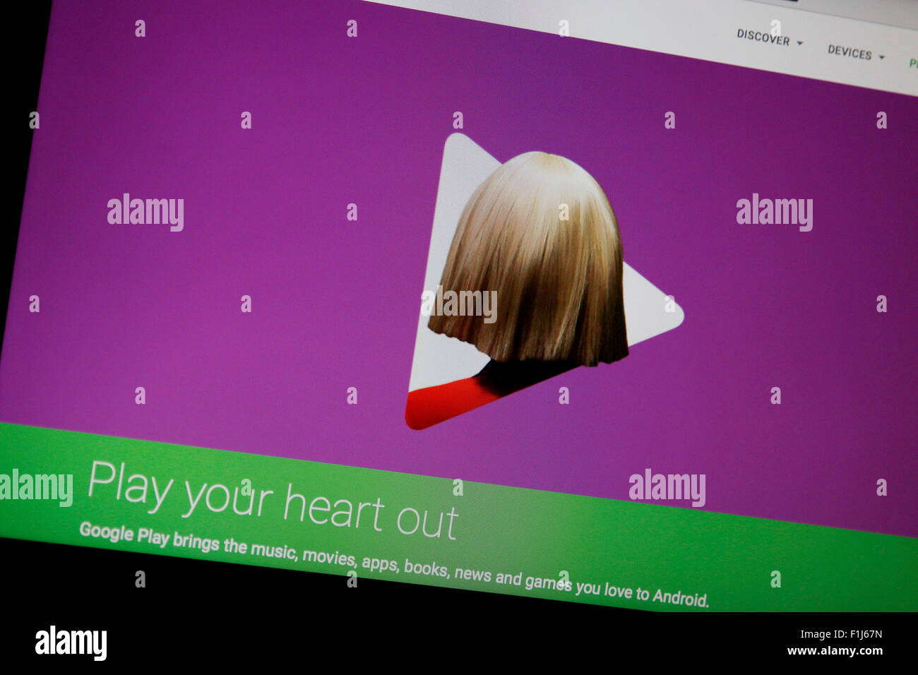 Google Play Store Banque D'Images