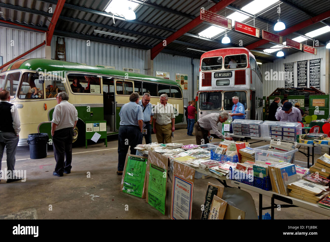 Musée d'autobus Dewsbury Banque D'Images