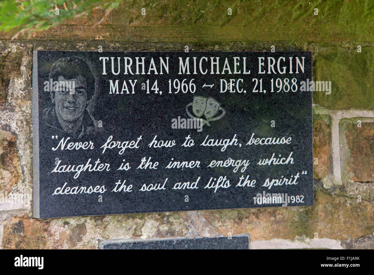 PanAm Lockerbie103 En souvenir Memorial Turhan Michael Ergin, Ecosse Banque D'Images