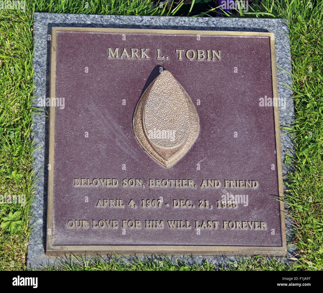 PanAm Lockerbie103 En souvenir Memorial Marque L Tobin, Ecosse Banque D'Images