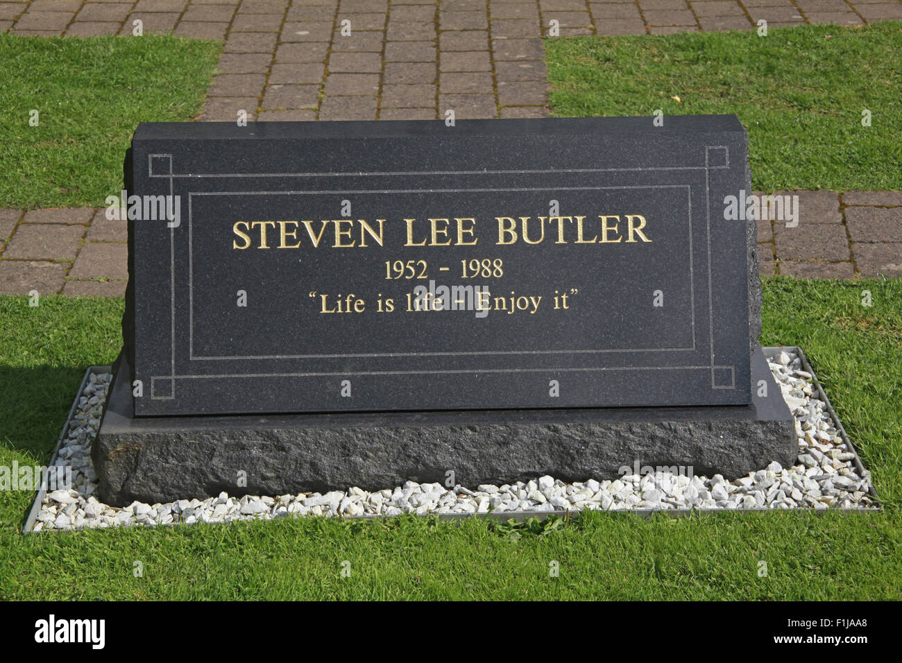 PanAm Lockerbie103 Memorial Steven Lee Butler, Ecosse Banque D'Images