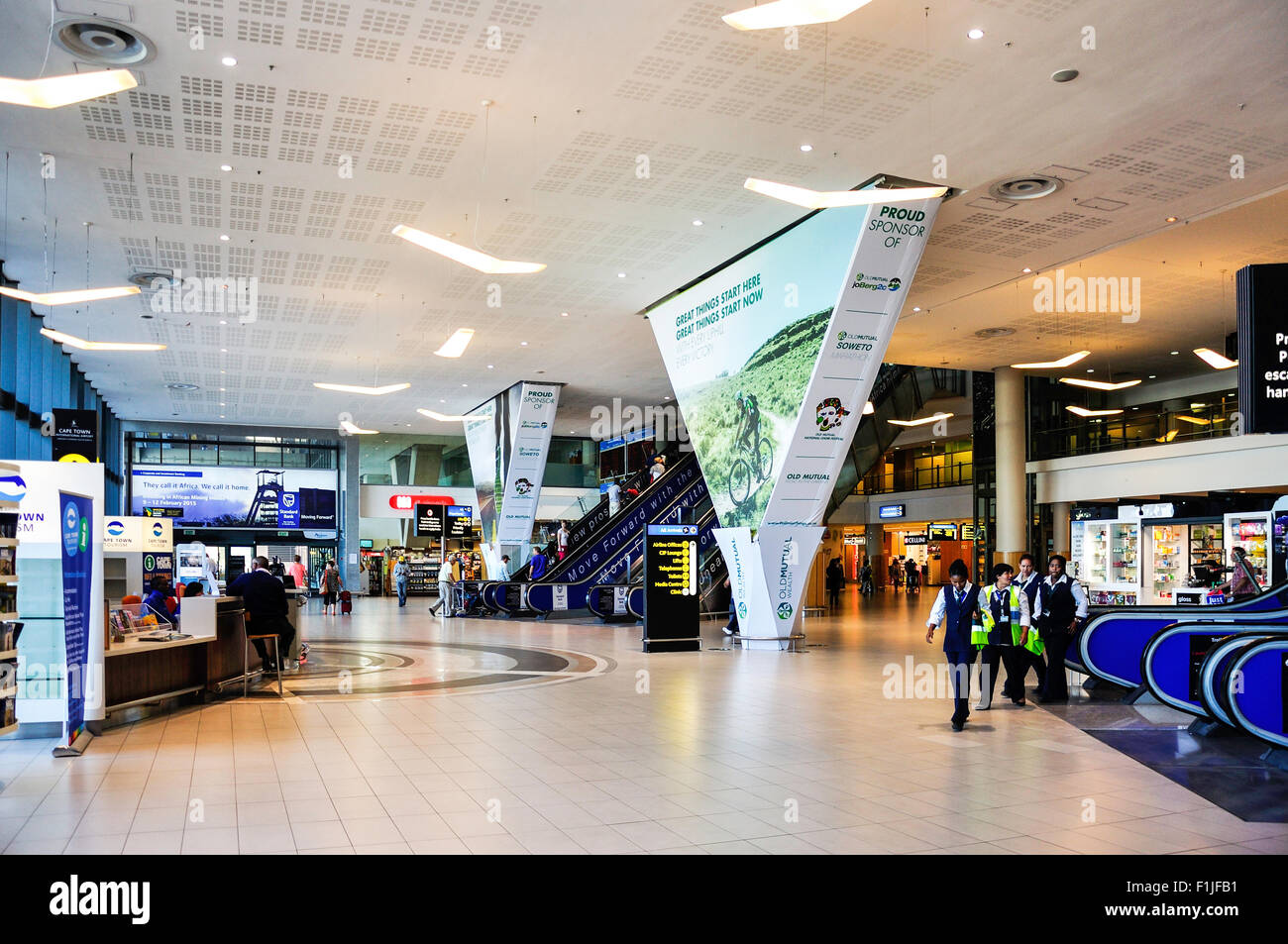 Terminal International, l'Aéroport International de Cape Town, Cape Town, Western Cape Province, République d'Afrique du Sud Banque D'Images