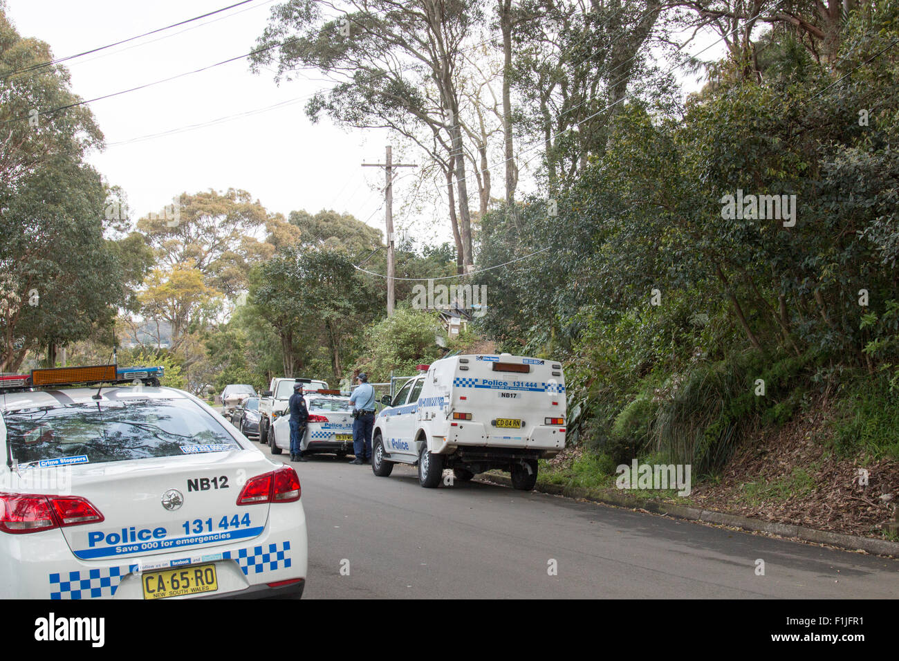 Nouvelle Galles du sud enquête sur une propriété dans la région de Sydney, Australie Banque D'Images