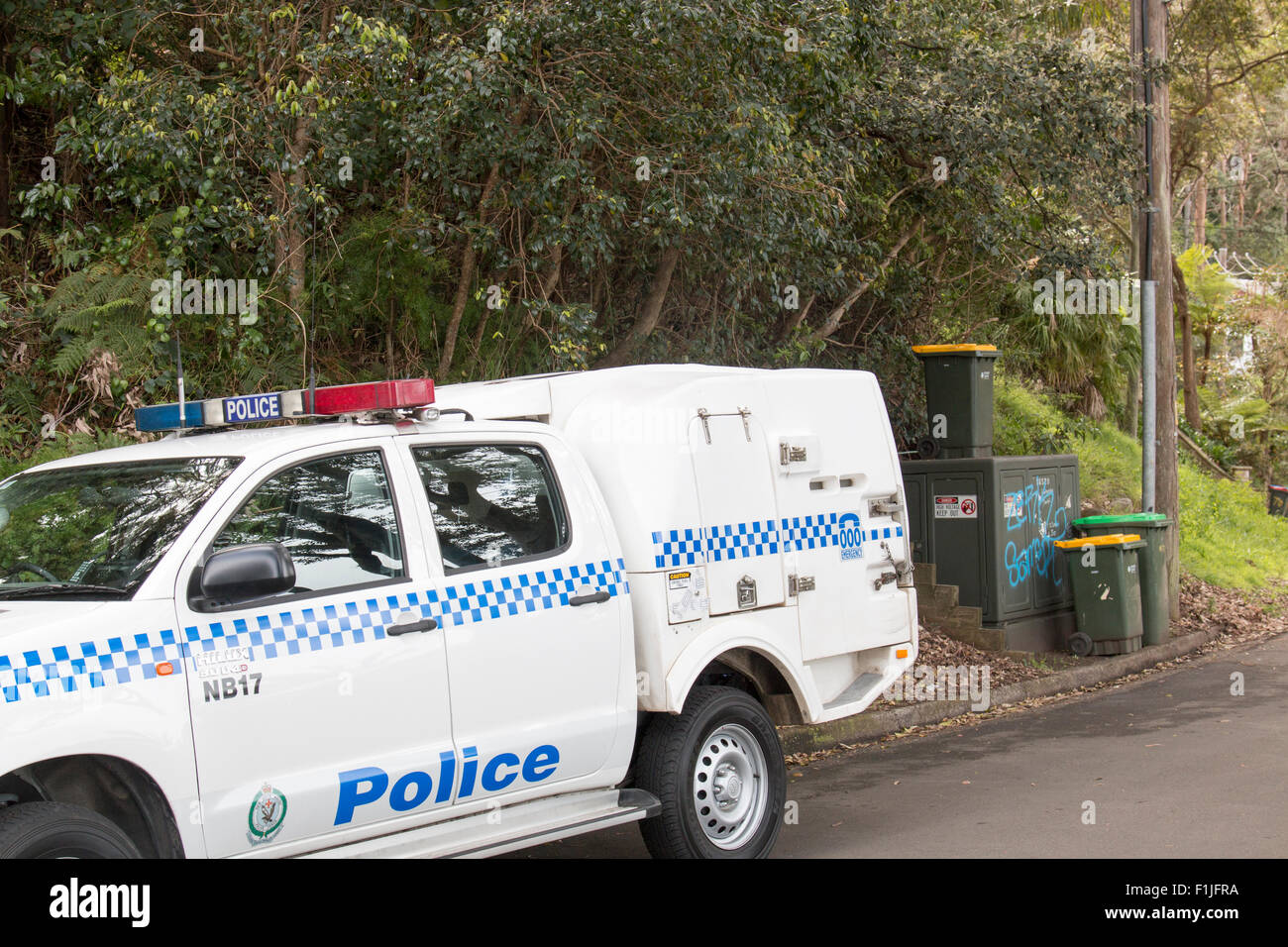 Nouvelle Galles du Sud le transport par véhicule de police à Sydney, Australie Banque D'Images