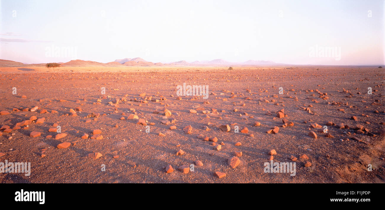 Le Damaraland paysage Région, Namibie, Afrique Banque D'Images