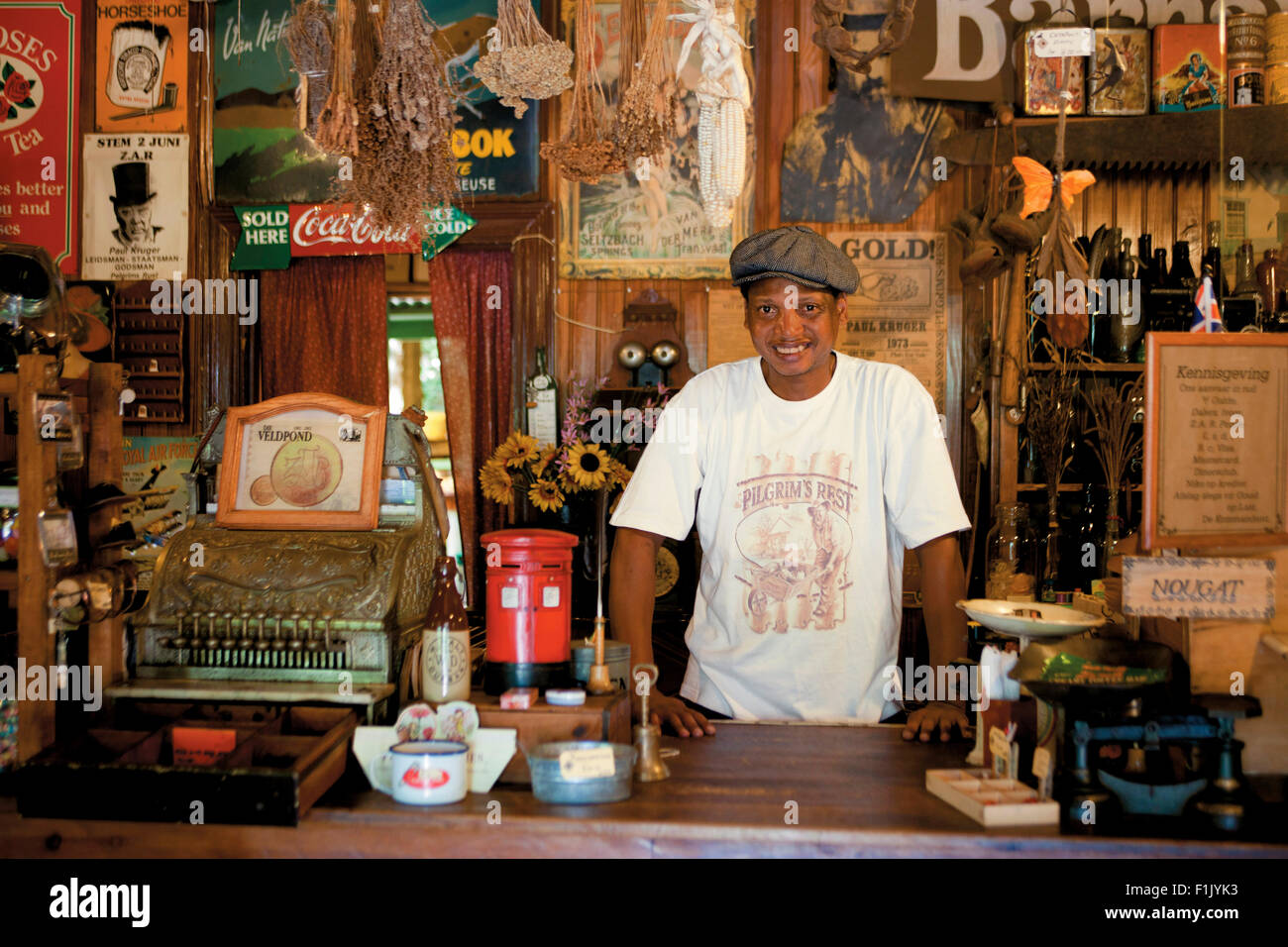 Shop à Pilgrims Rest Banque D'Images