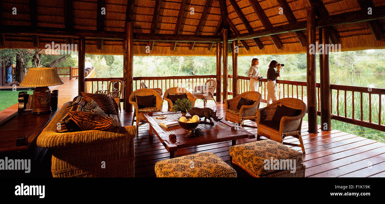 Ngala Game Lodge, Timbavati Game Reserve, Afrique du Sud Banque D'Images