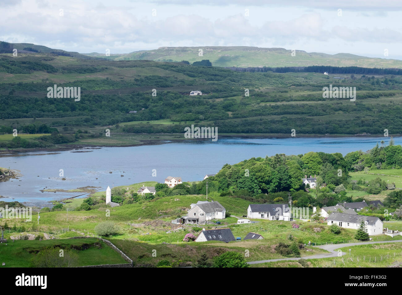 Dervaig Village Ile de Mull Ecosse, Royaume-Uni LA007564 Banque D'Images