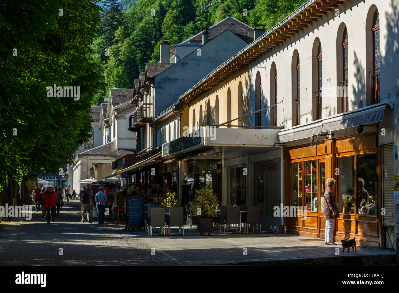 Bagneres de Luchon, Haute Garonne, France Banque D'Images