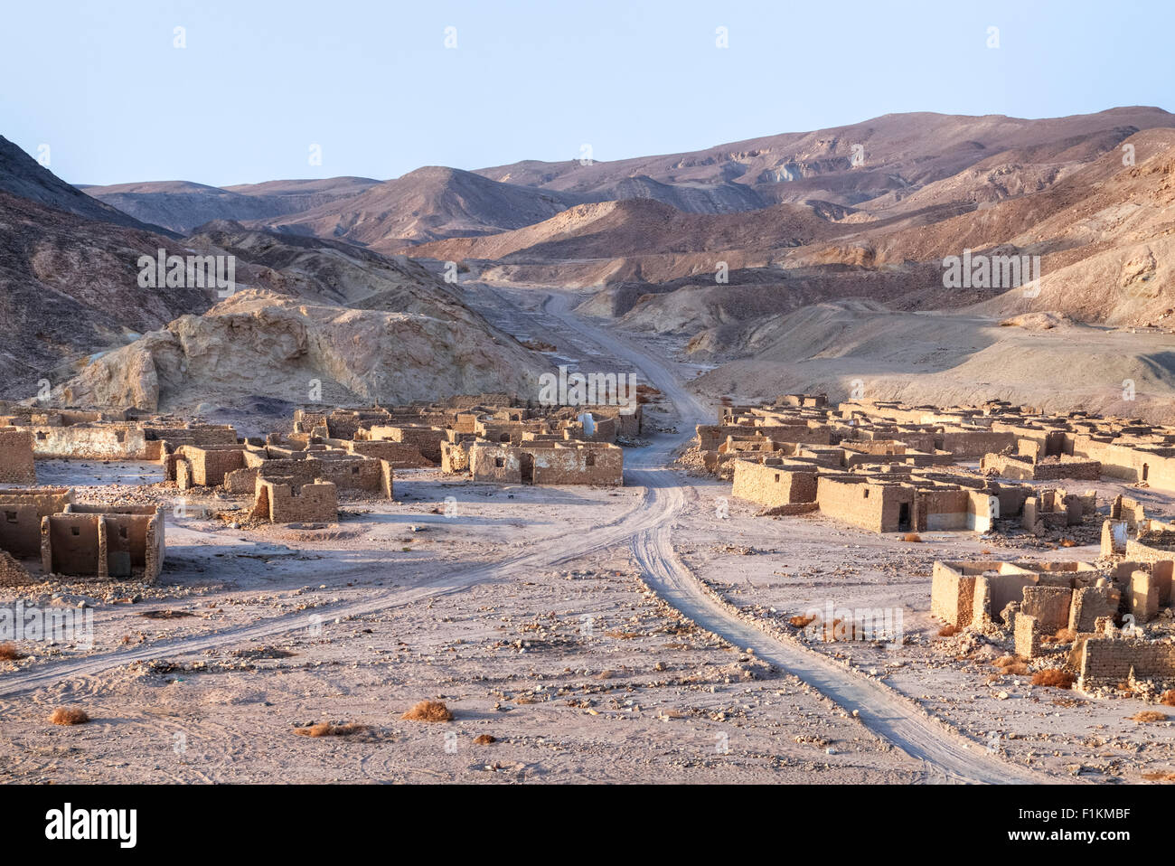 Umm el Howeitat, ville fantôme, Safaga, Egypte, Afrique du Sud Banque D'Images