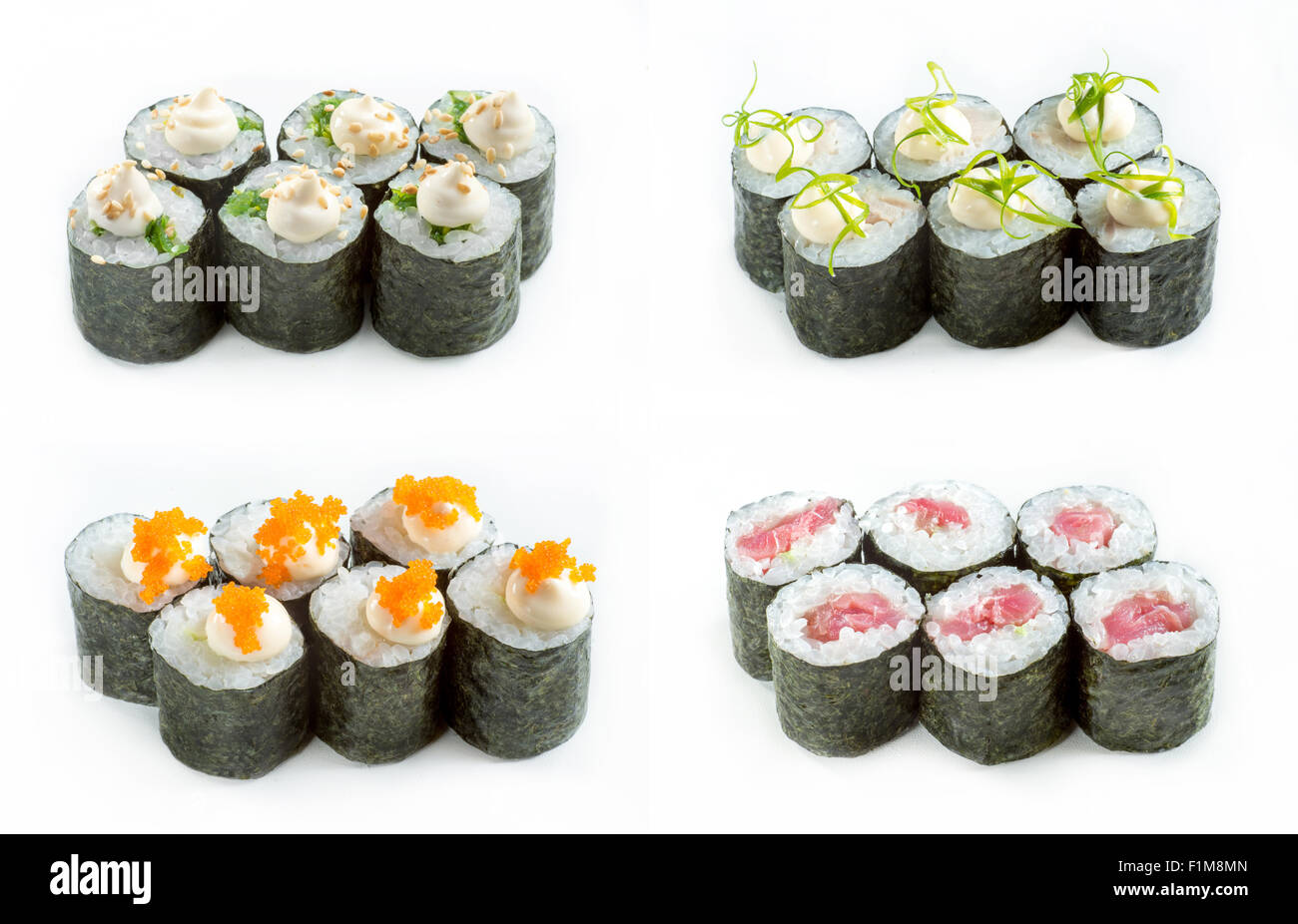 Rolles Sushi Banque D'Images