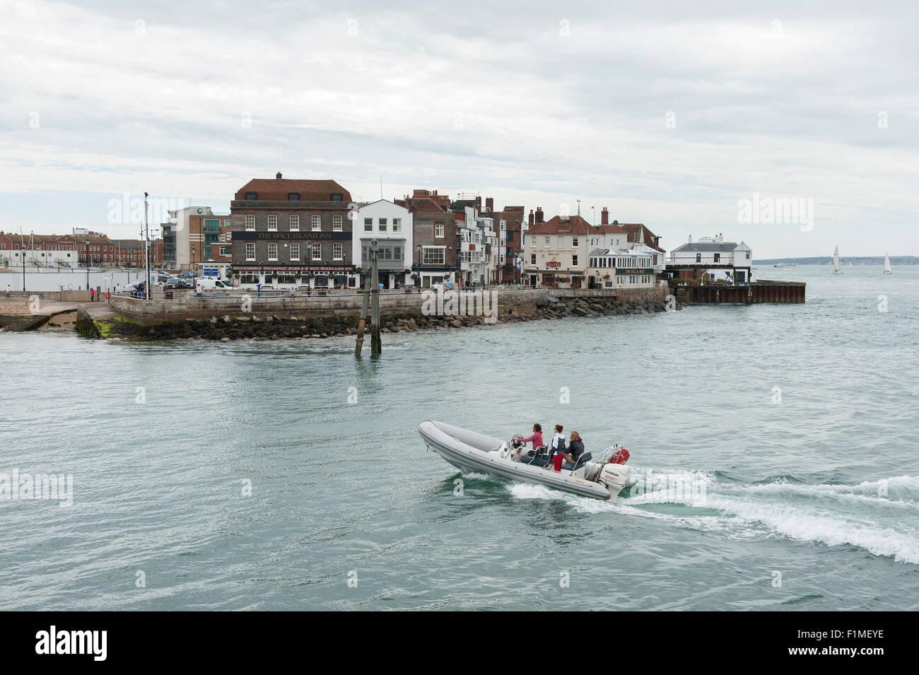 Point de Portsmouth, ou 'SPICE Island', Vieux Portsmouth à Portsmouth, Hampshire Banque D'Images