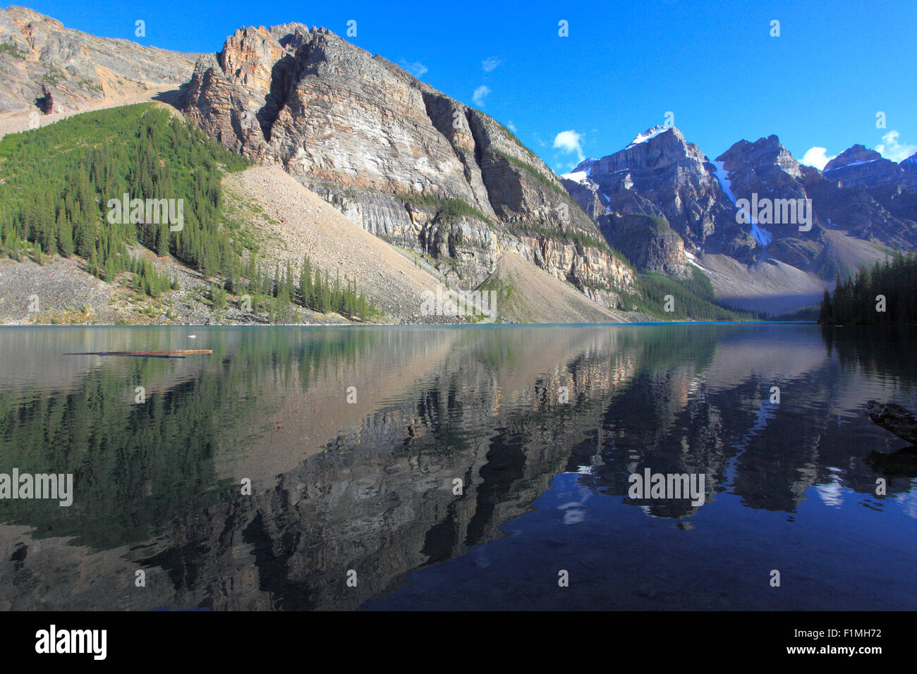 Le Canada, l'Alberta, parc national de Banff, lac Moraine, Banque D'Images