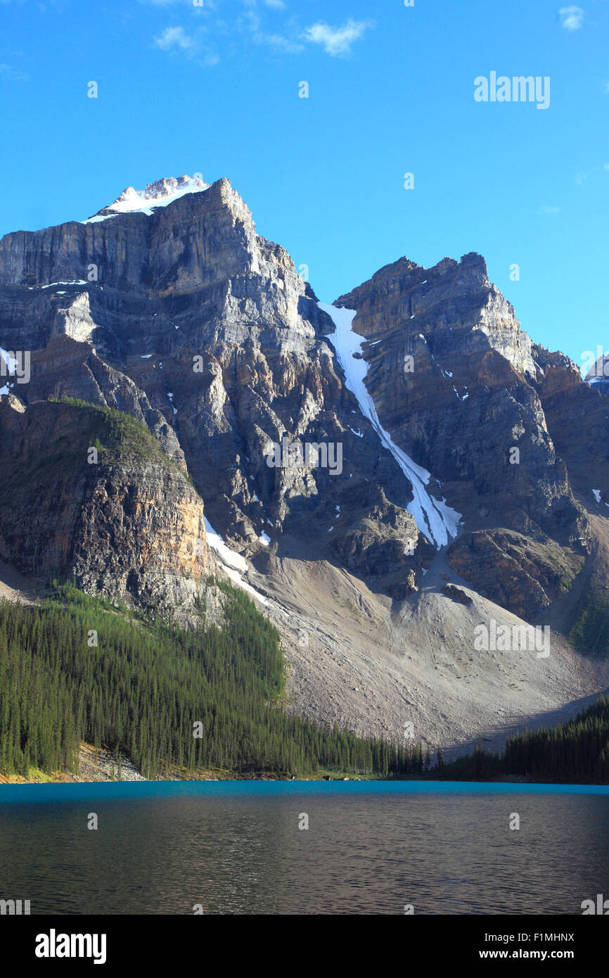 Le Canada, l'Alberta, parc national de Banff, lac Moraine, Banque D'Images