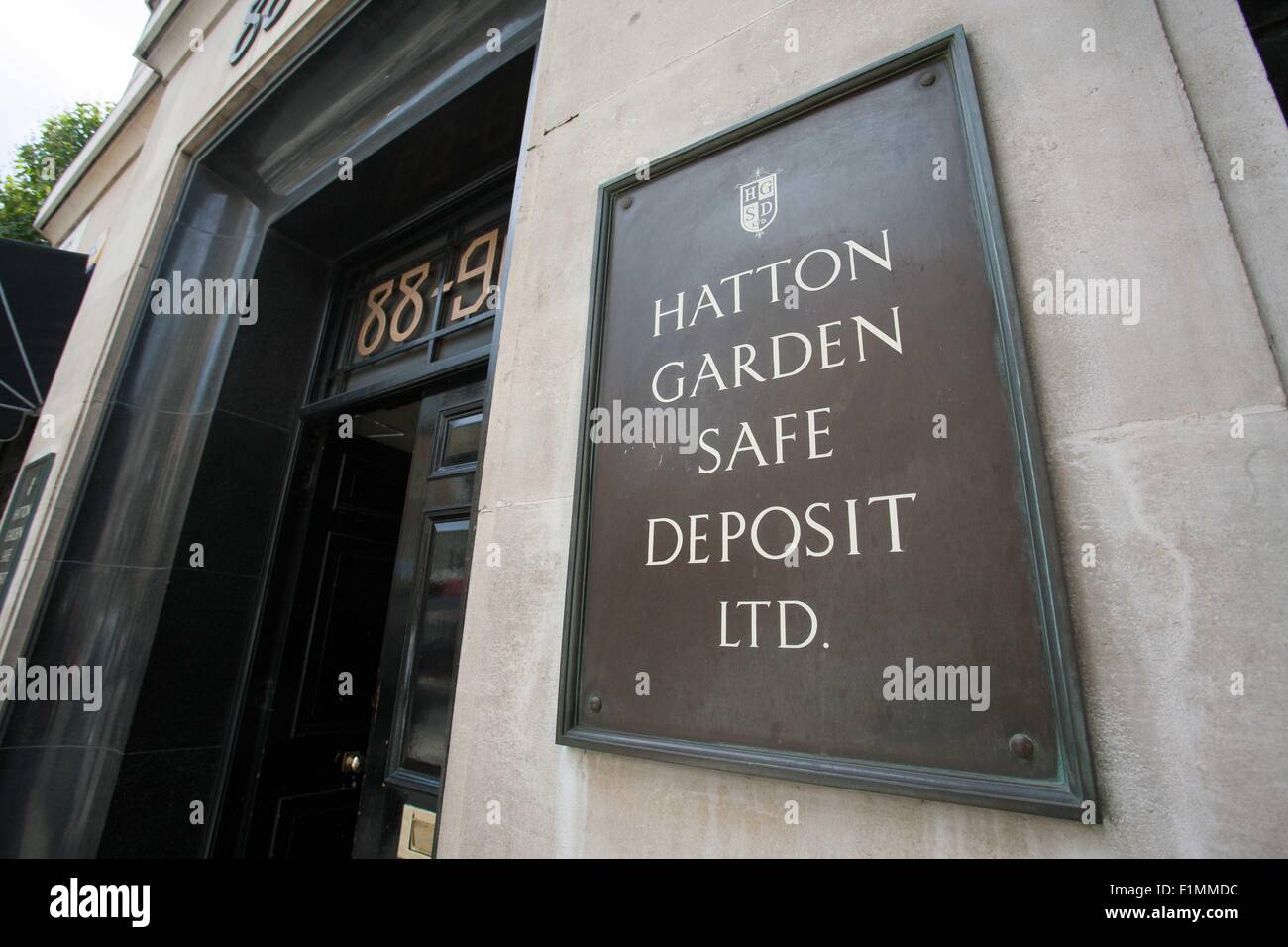 Hatton Garden Coffre-Ltd, London, EC1 Banque D'Images