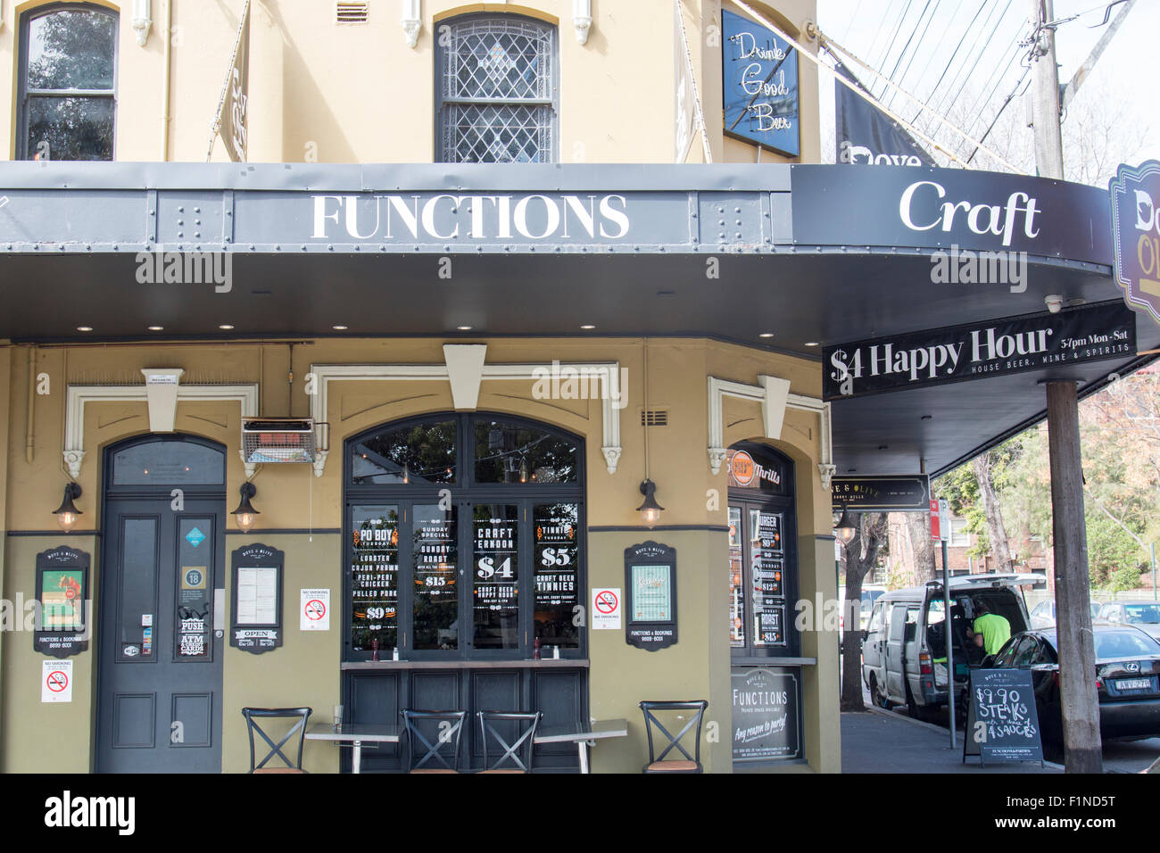 Duck & public Olive house pub dans le Devonshire Street, Surry Hills, Sydney, Australie Banque D'Images