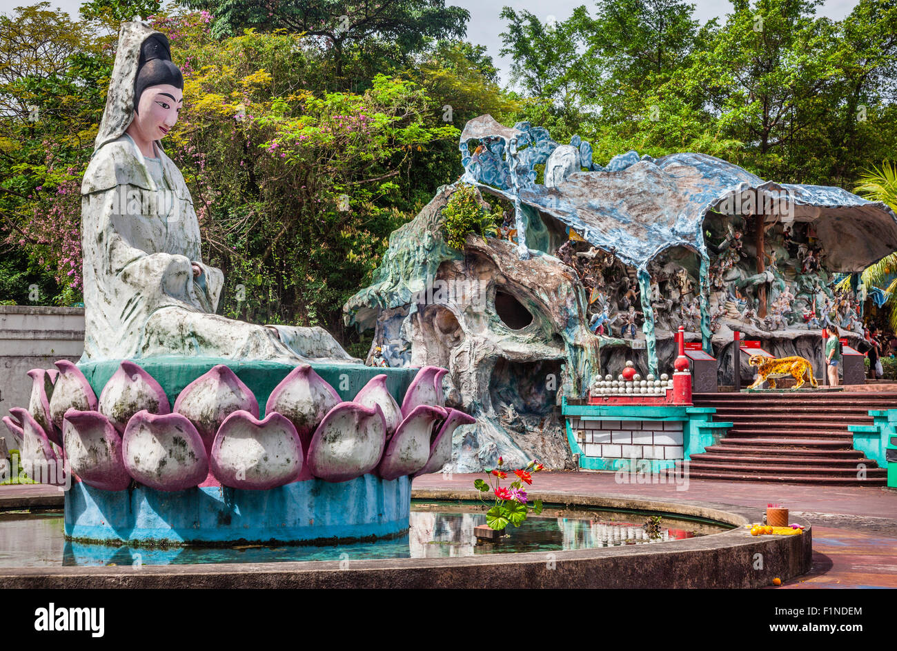Singapour, Haw Par Villa parc à thème, anciennement connu sous le nom de Tiger Palm Gardens. Banque D'Images