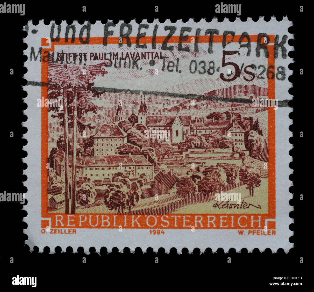 Timbres en Autriche montre dans l'abbaye Saint Paul Lavanttal, Karintien, vers 1984 Banque D'Images