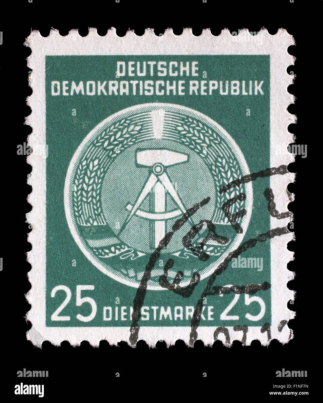 Timbres en RDA (République démocratique allemande - l'Allemagne de l ...