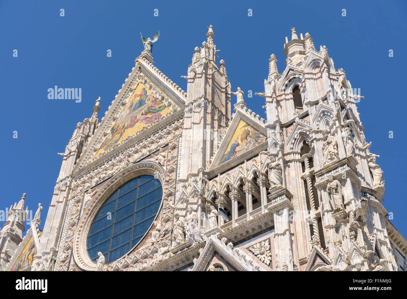 Duomo di Siena, Toscane, Italie Banque D'Images