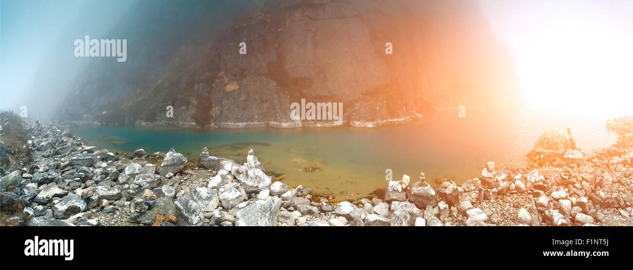 Lac de Gokyo Banque D'Images Lac de Gokyo Banque D'Images