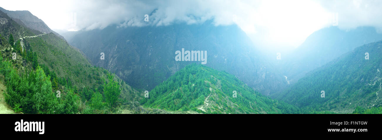 Magnifique paysage de montagne Banque D'Images Magnifique paysage de montagne Banque D'Images