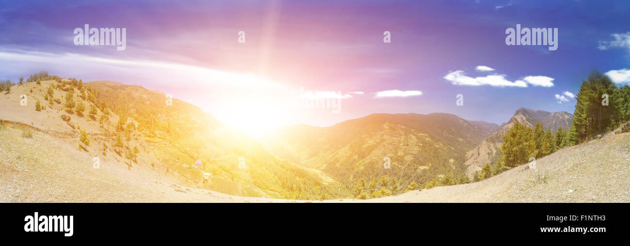 Magnifique paysage de montagne Banque D'Images Magnifique paysage de montagne Banque D'Images