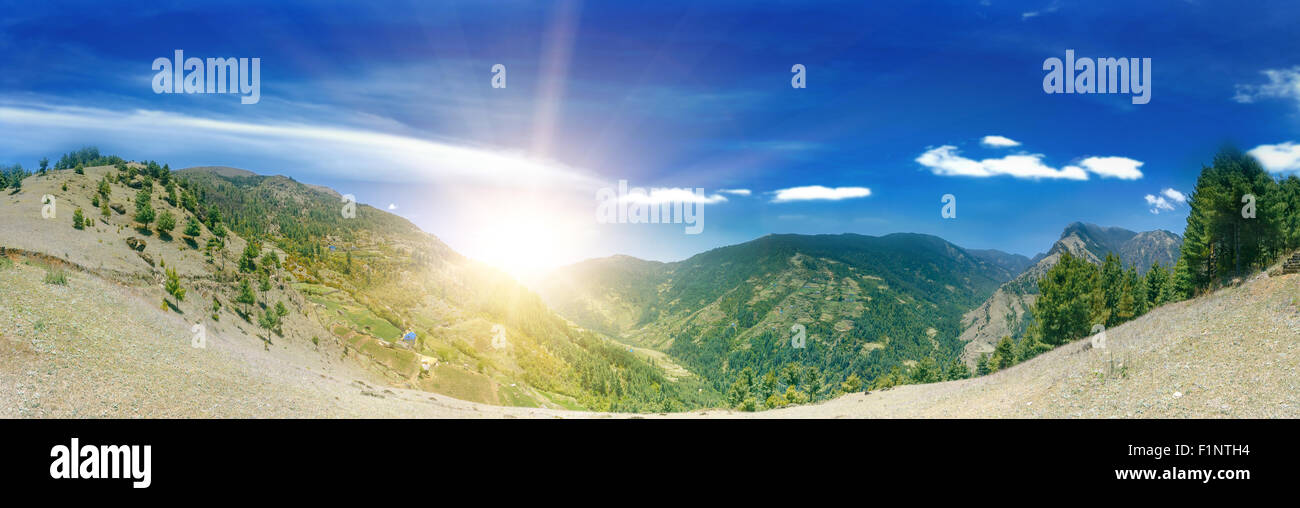 Magnifique paysage de montagne Banque D'Images Magnifique paysage de montagne Banque D'Images