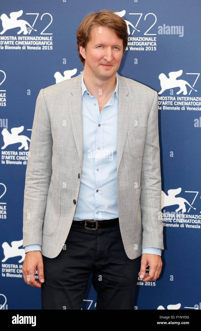 Venise, Italie. 12Th Mar, 2015. Tom Hooper Directeur assiste à un photocall pour 'The Danish Girl' pendant le 72e Festival du Film de Venise à l'île du Lido à Venise, Italie, le 5 septembre 2015. Credit : Ye Pingfan/Xinhua/Alamy Live News Banque D'Images