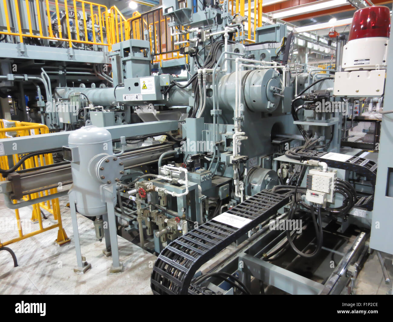 Aluminium Extrusion machine Banque D'Images