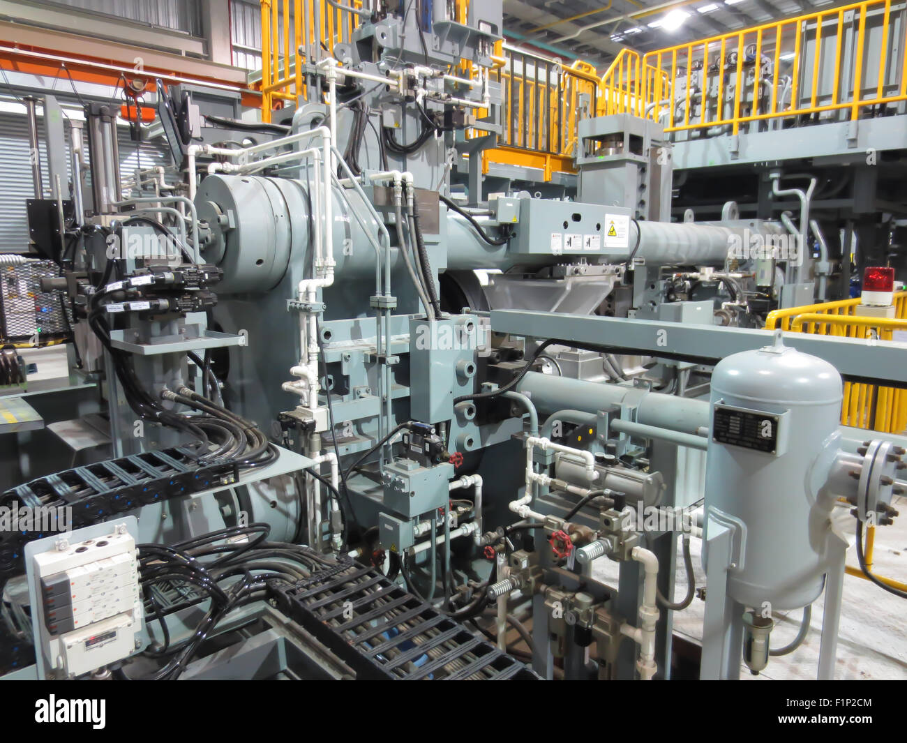 Aluminium Extrusion machine Banque D'Images