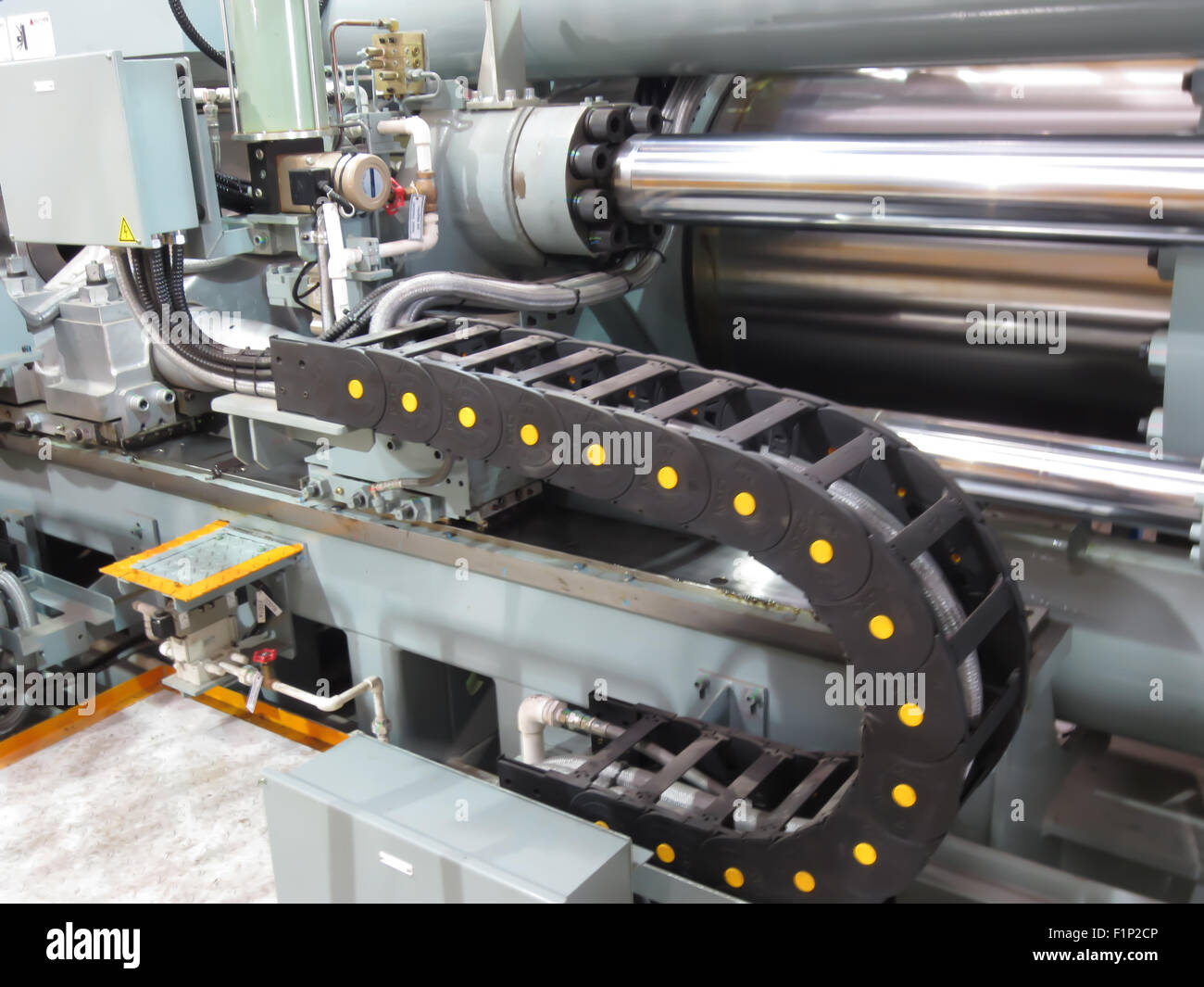 Aluminium Extrusion machine Banque D'Images