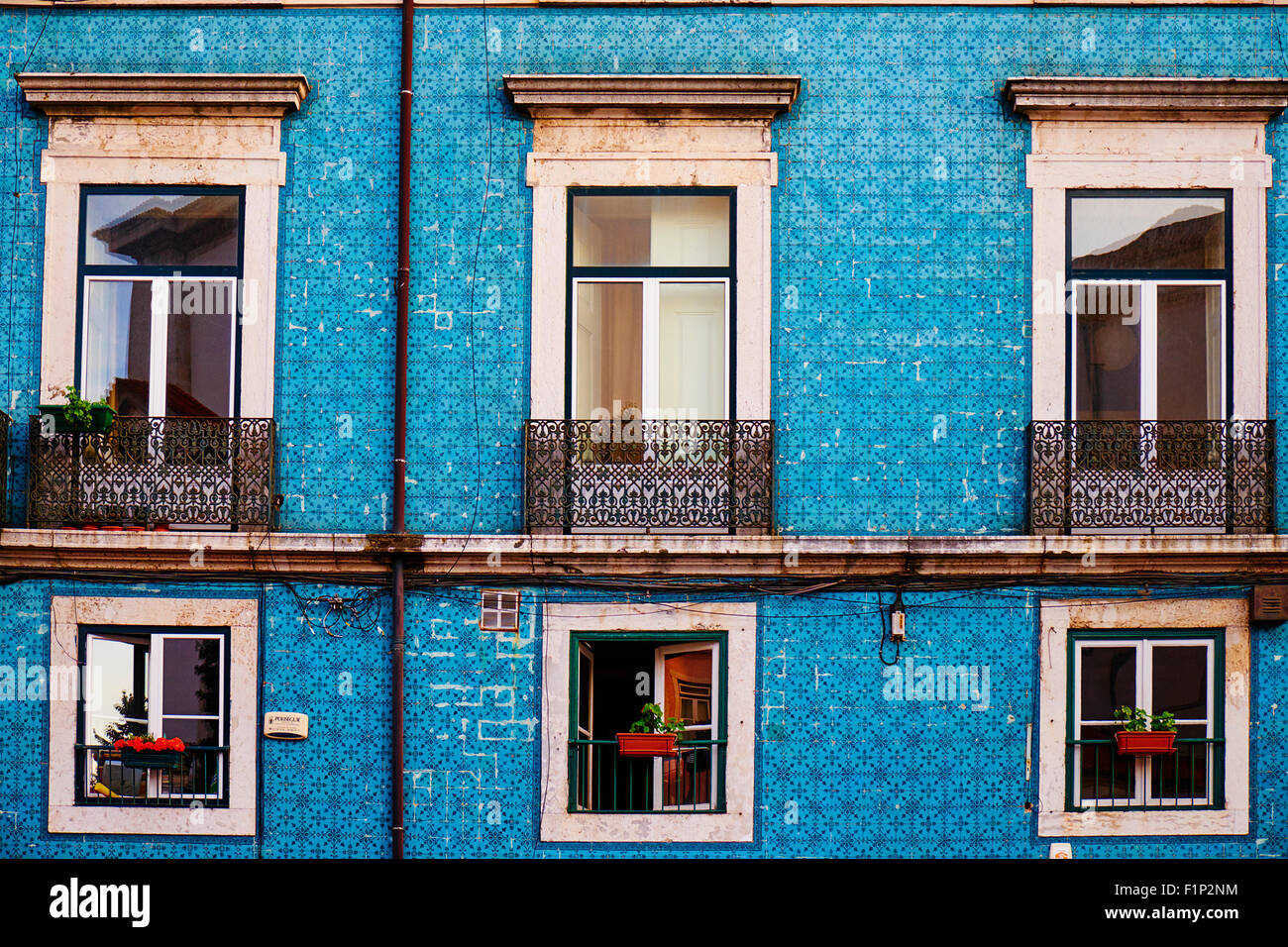 Portugal, Lisbonne, bâtiment à l'entrée dans la zone de Bairro Alto Banque D'Images