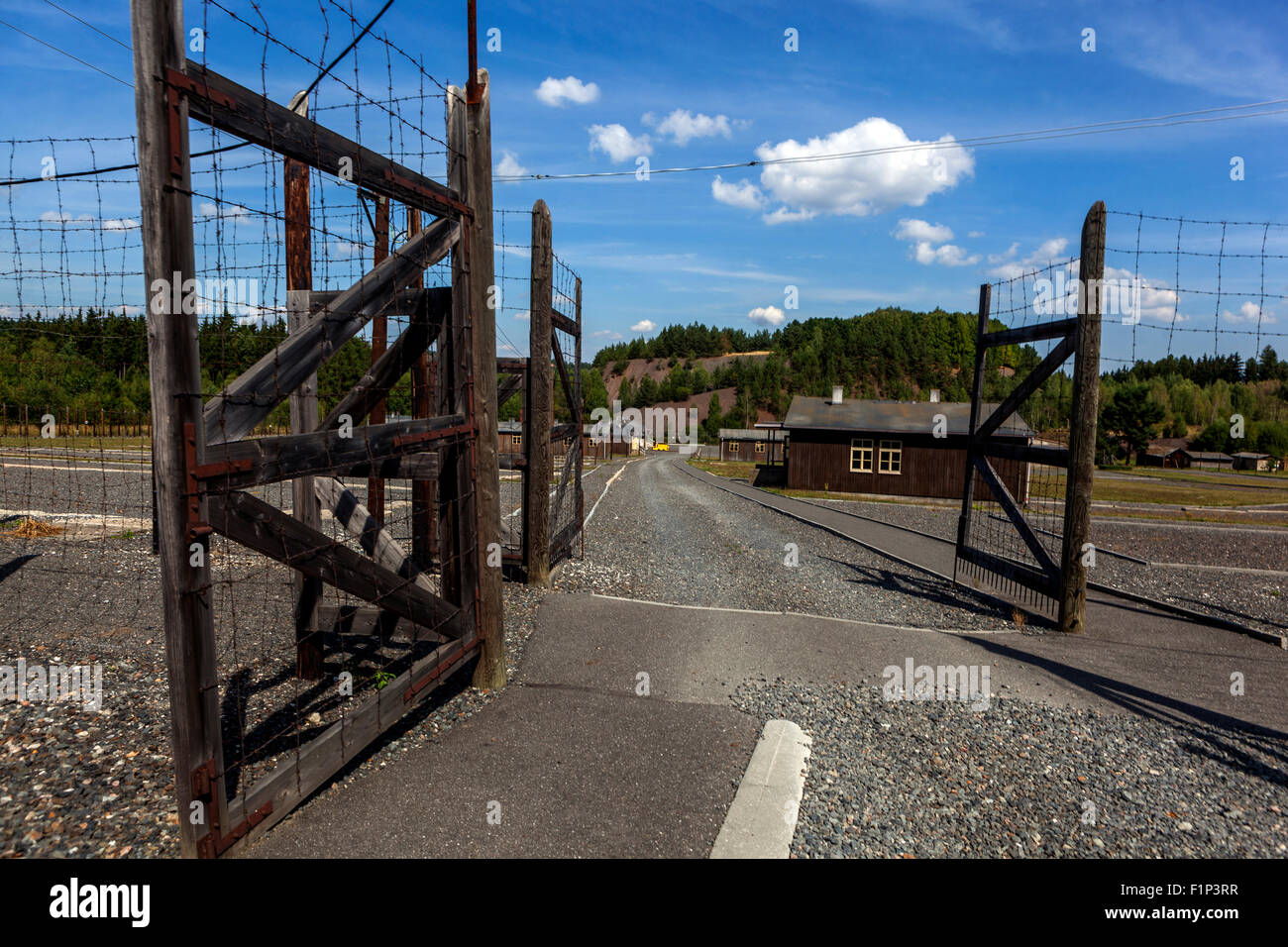 Mémorial Vojna, Musée des victimes du communisme, près de Pribram, République tchèque, Europe Tchécoslovaquie communisme Banque D'Images