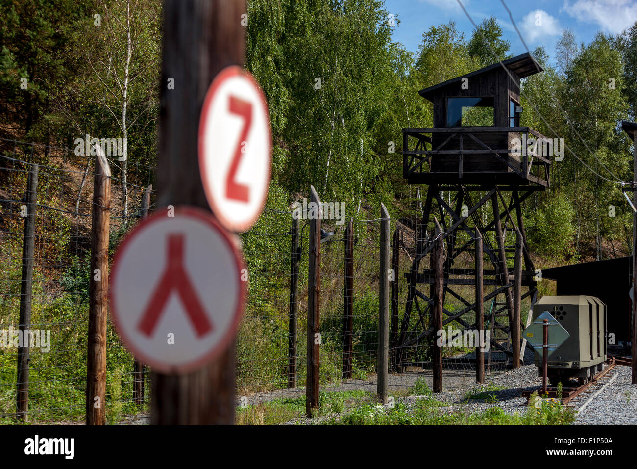 Mémorial Vojna, Musée des victimes du communisme, près de Pribram, République tchèque, Europe Tchécoslovaquie communisme Banque D'Images