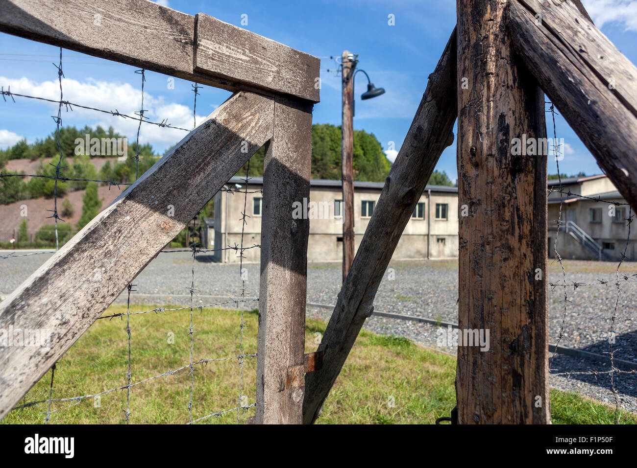 Mémorial Vojna, Musée des victimes du communisme, près de Pribram, République tchèque, Europe Tchécoslovaquie communisme Banque D'Images