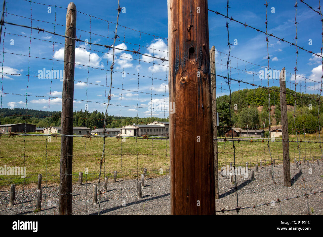 Mémorial Vojna, Musée des victimes du communisme, près de Pribram, République tchèque, Europe Tchécoslovaquie communisme Banque D'Images